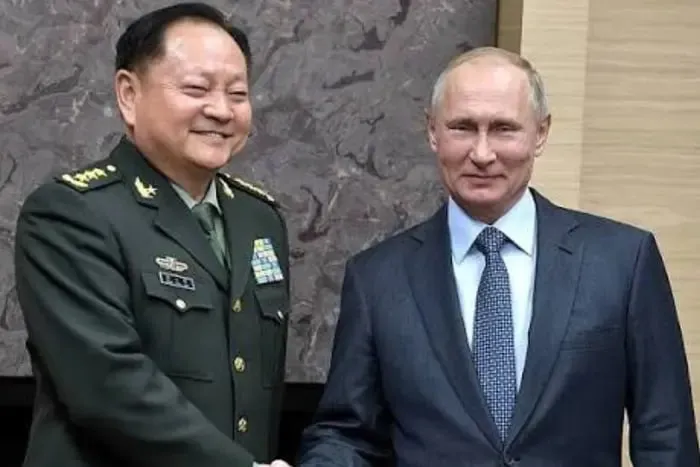 China expelled a general from the Communist Party who had discussed military cooperation with Putin