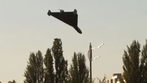 During the Russian attack, drone debris fell in two districts of Kyiv: Klitschko provided details