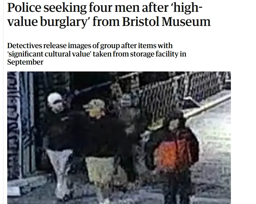 W Wielkiej Brytanii z muzeum skradziono ponad 600 eksponatów