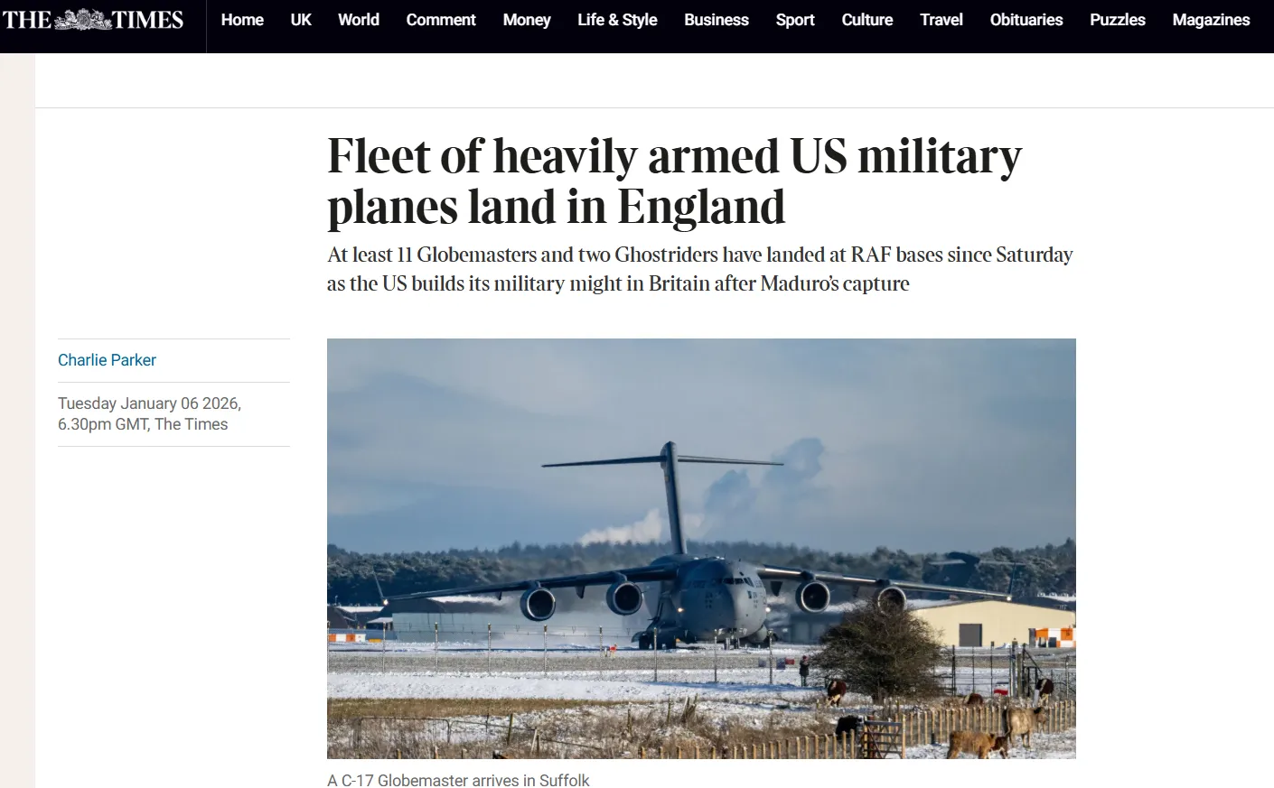 США відправили спецпідрозділи та авіацію до Великої Британії — The Times