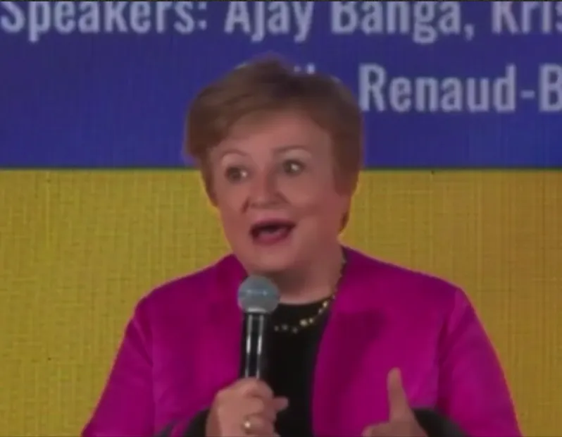 Глава МВФ порадила українцям «ревти як лев» для мотивації