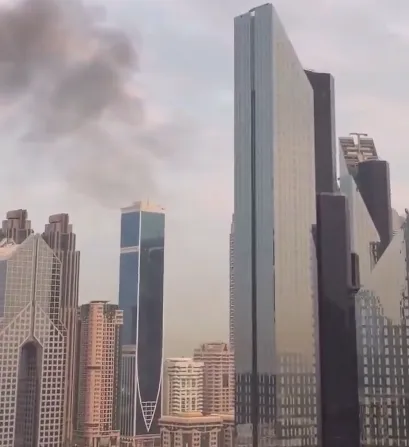 Іран атакував міжнародний фінансовий центр у Дубаї (відео)