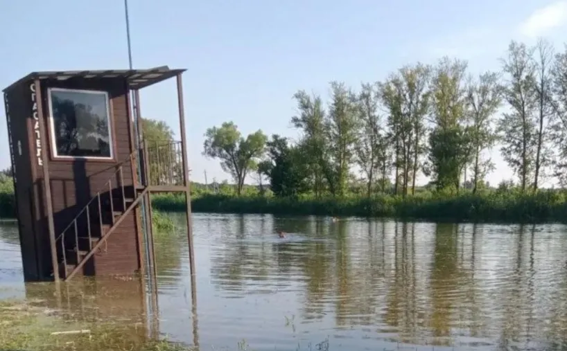 In the Belgorod Region, a drone damaged a dam, and Shebekino began to flood