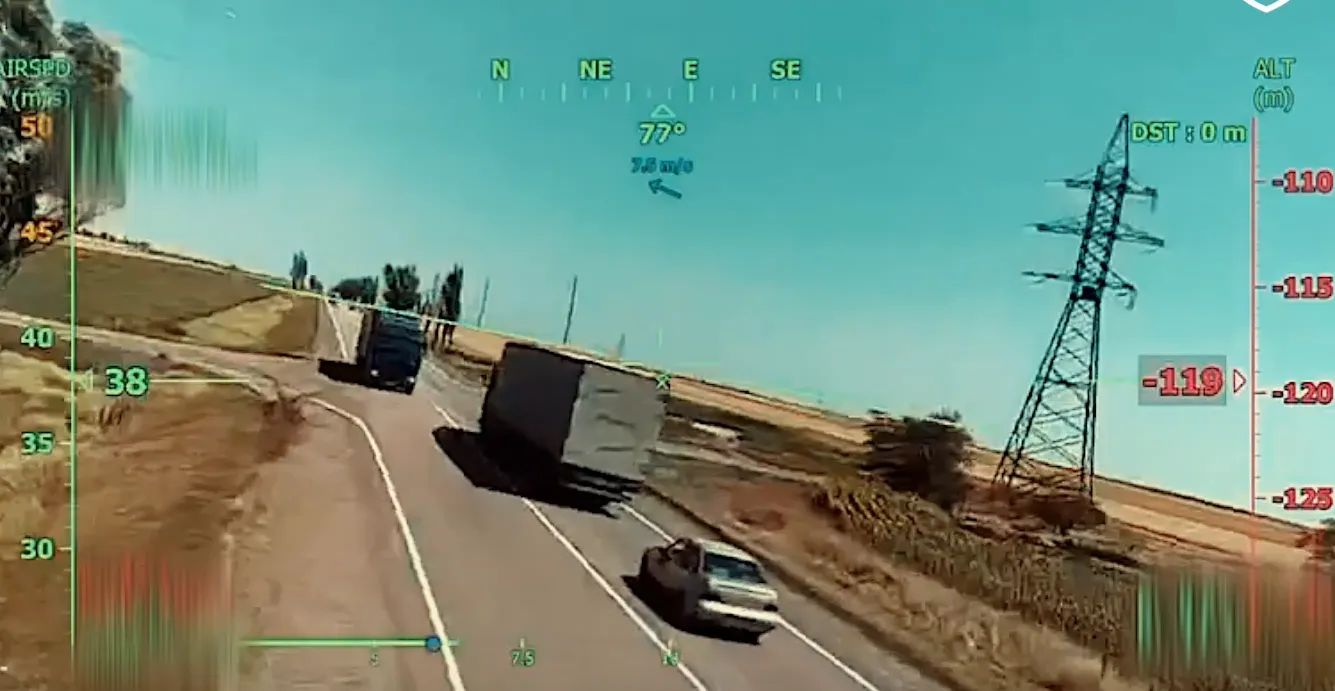 Ukrainian drones struck the occupiers' logistics operations along the route to Crimea