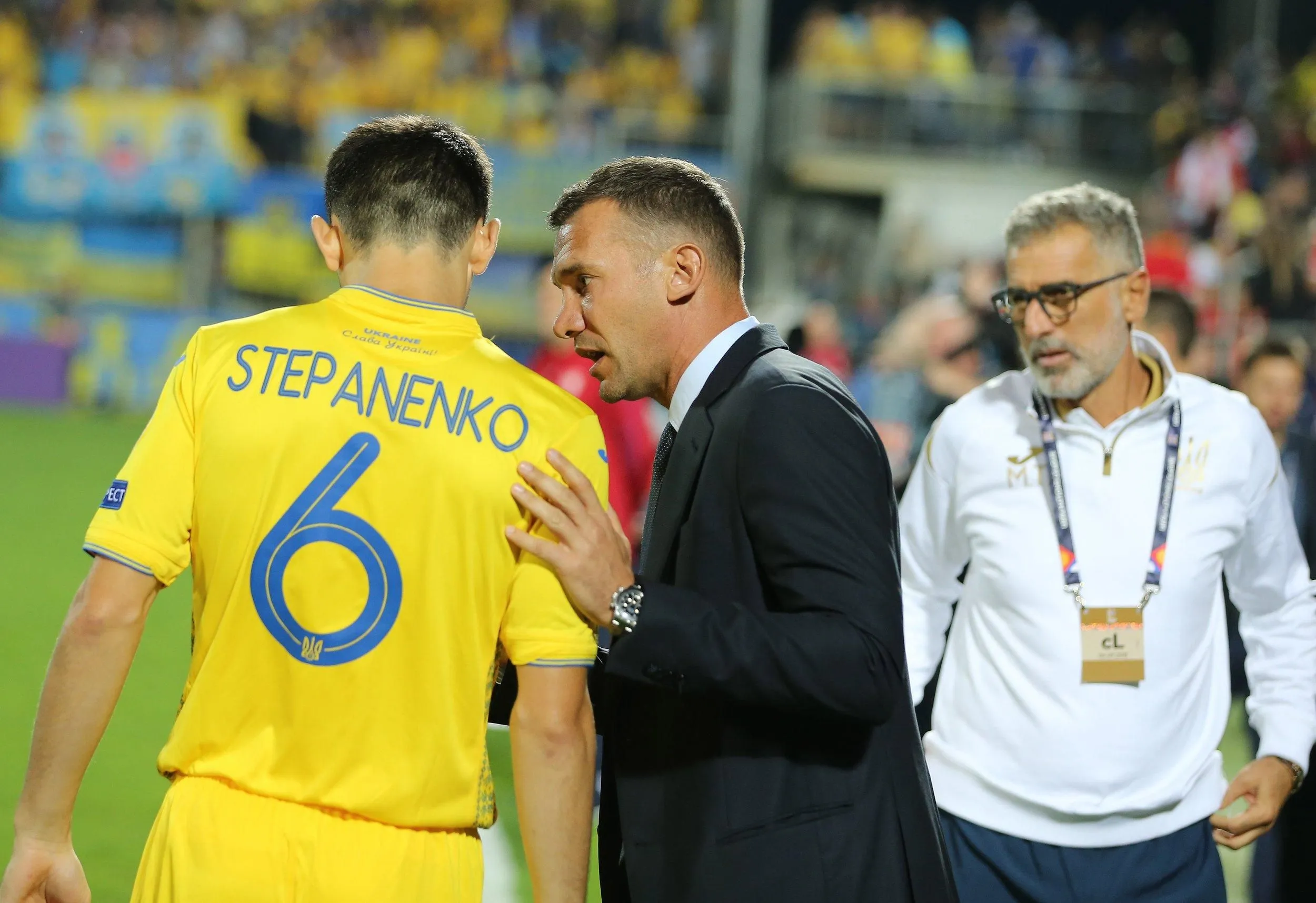 Шевченко звернувся до Степаненка після завершення його кар’єри