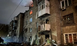 Фото: у Херсоні рф під час обстрілу пошкодила дитсадок