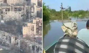 Оккупанты Мариуполя демонтировали памятник жертвам голодомора