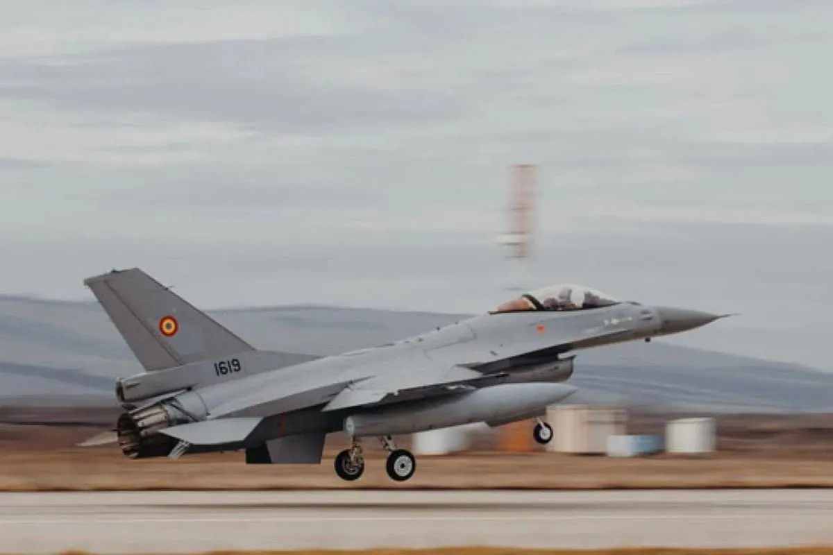 В Румынии подняли в воздух истребители F-16 из-за воздушной цели вблизи границы с Украиной