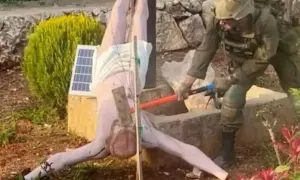 Солдат армії Ізраїлю пошкодив християнську святиню в Лівані