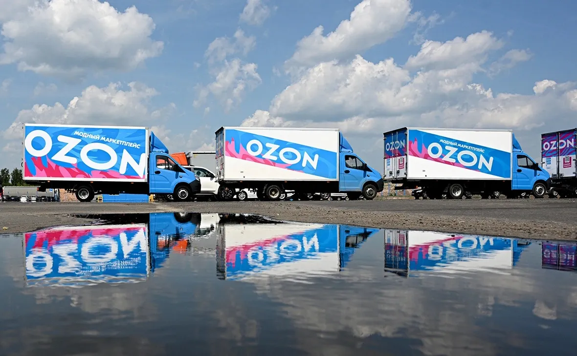Following the drone attacks, Ozon's stock price fell by nearly 30%