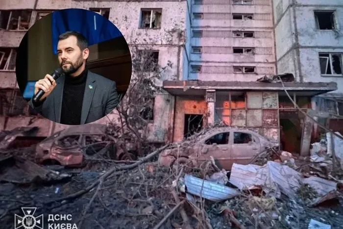 Ракета дивом не влучила у під’їзд на Виноградарі в Києві