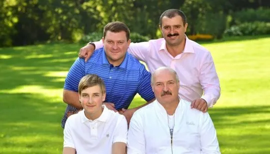 Зеленський запровадив санкції проти синів Лукашенка