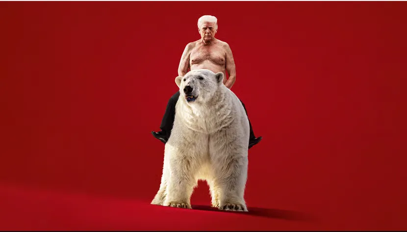 The Economist оприлюднив обкладинку із Трампом на ведмеді