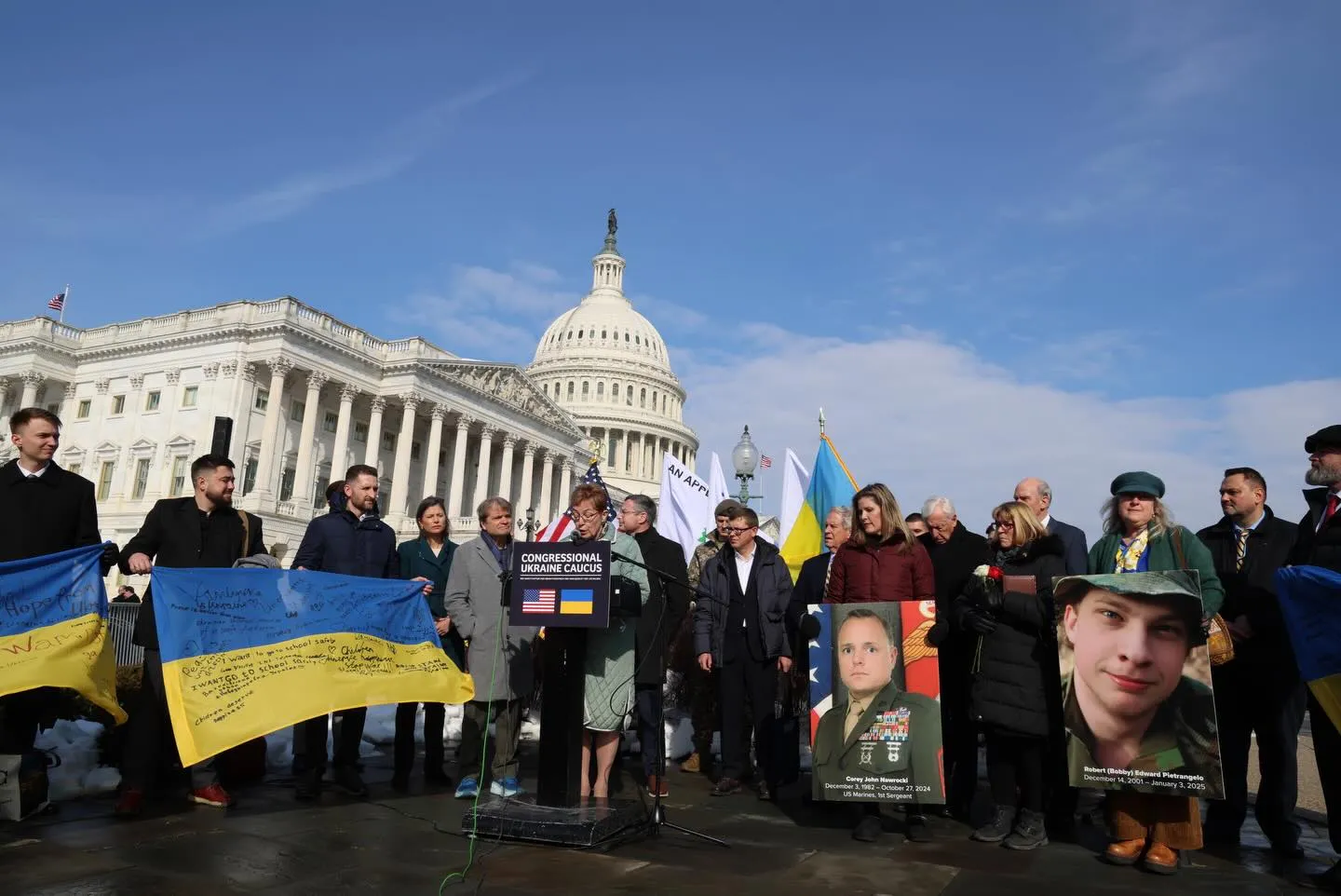 З мітингу під Конгресом США у Вашингтоні розпочався тиждень України