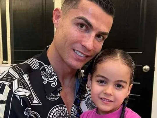 Кріштіану Роналду зворушливо привітав доньку з 8-річчям