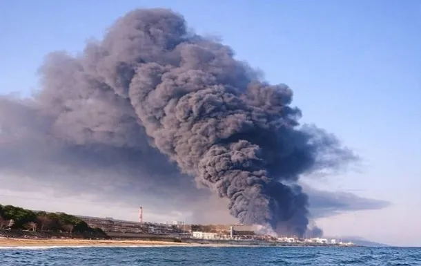 У Туапсе ліквідували відкрите горіння на нафтовому терміналі після атаки дронів