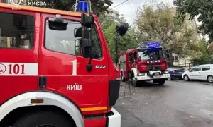 В Киеве взорвался дрон РФ вблизи газораспределительной станции