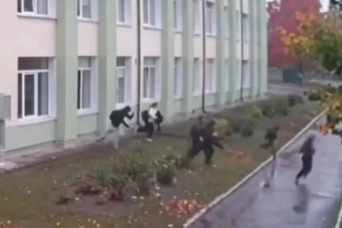 In the Rivne region, students fled their school through the windows during an air raid alert