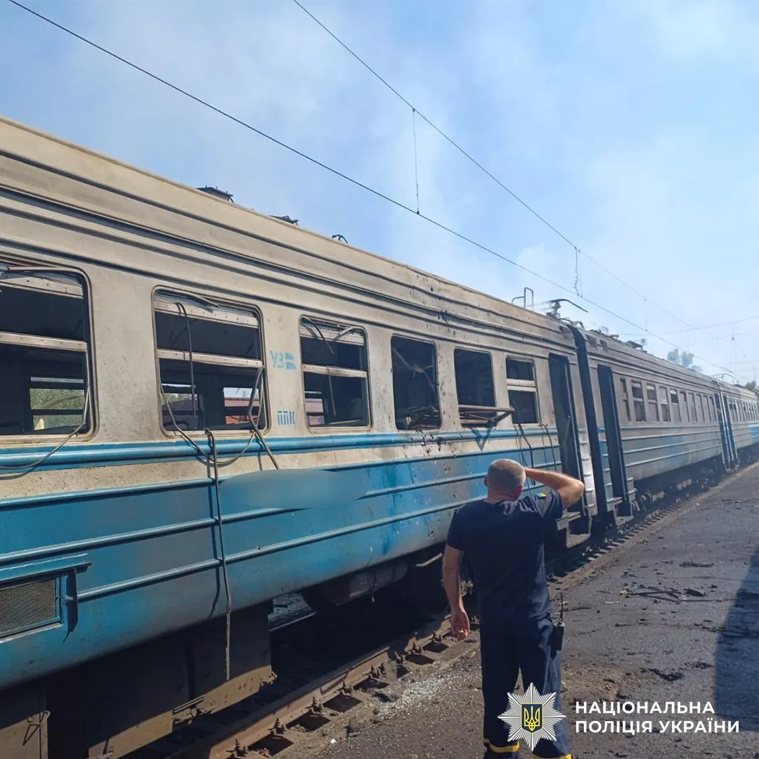 Video: Russians Sent a Drone Toward Passengers on an Evacuated Commuter Train