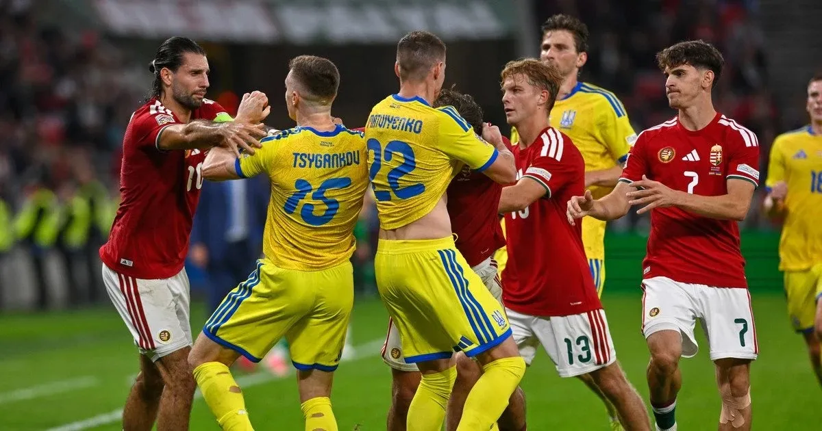 Украина уступила Венгрии в важном матче Лиги наций