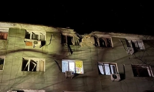 Дрон атакував ТЦК та житловий будинок у Кременчуці