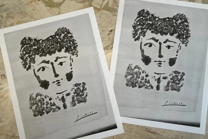 An American was cleaning his apartment when he accidentally found a stolen Picasso painting
