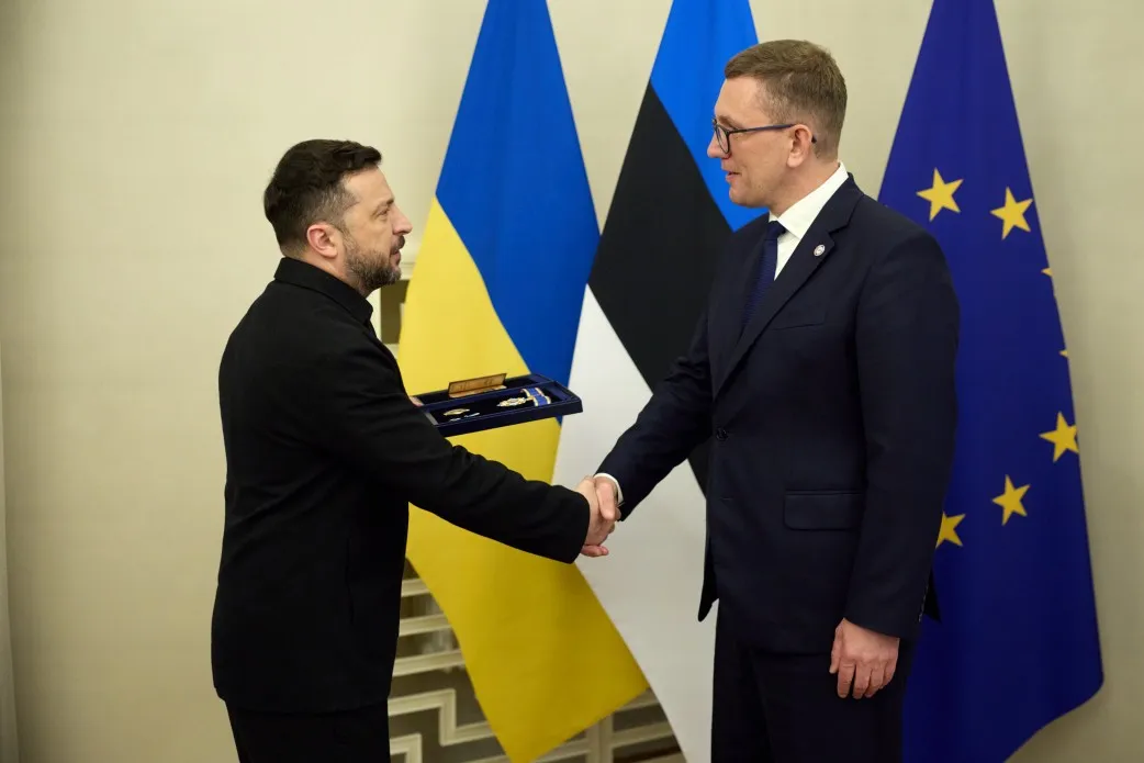 Зеленский наградил премьер-министра Эстонии орденом