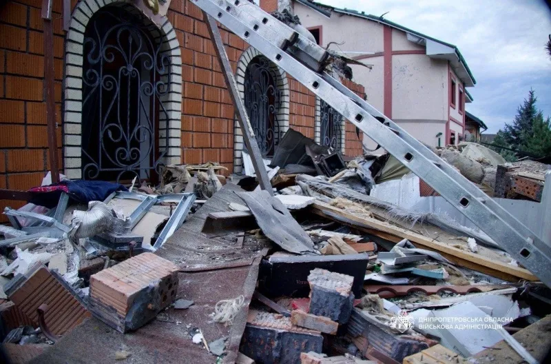 A drone attack on Dnipro caused fires and damage in residential areas