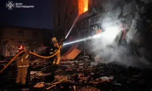 У Києві пролунала серія вибухів, в Шевченківському районі пожежа