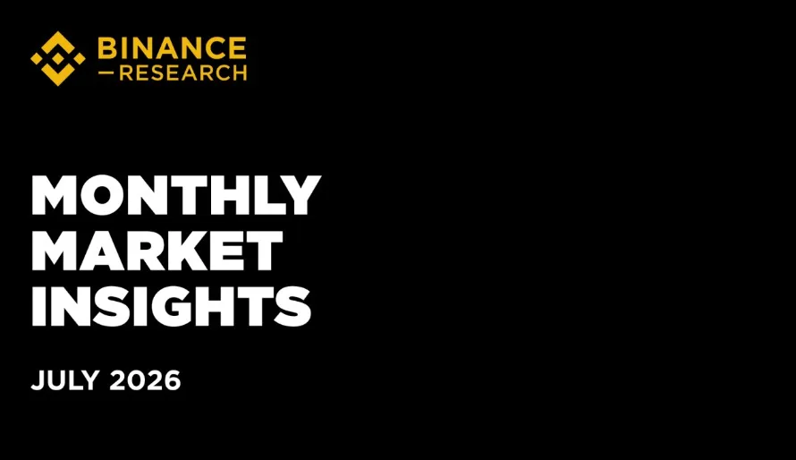 Головні підсумки червня від Binance Research: крипторинок знизився до $2,13 трлн, токенізовані акції зберегли цінову синхронність, а ринки прогнозів вийшли на рекордні обсяги