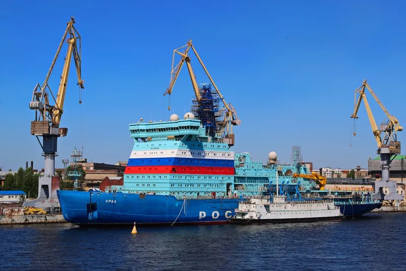 The Russian government has not found the funds to build new nuclear-powered icebreakers