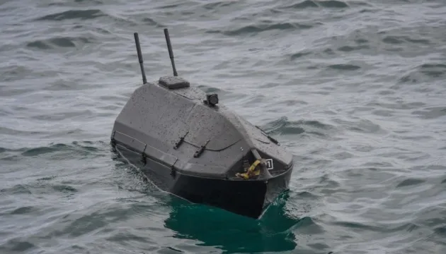 Біля Зміїного військові знищили російський морський дрон із вибухівкою