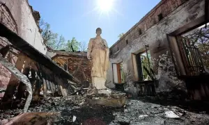 Ворог скинув дві керовані авіабомби на Дергачі на Харківщині