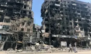 Відео: військові показали, на що росіяни перетворили Вовчанськ