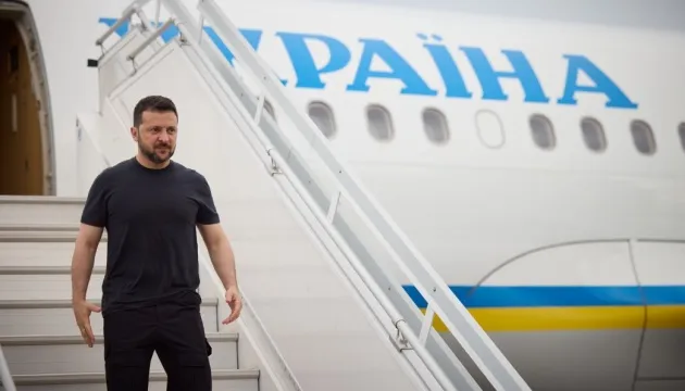 Володимир Зеленський прибув до Анкари на саміт НАТО
