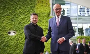 Зеленський та Мерц обговорили наступні кроки для просування України в ЄС