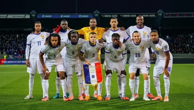 Збірна Франції змінила склад перед матчем з Україною у відборі на ЧС-2026