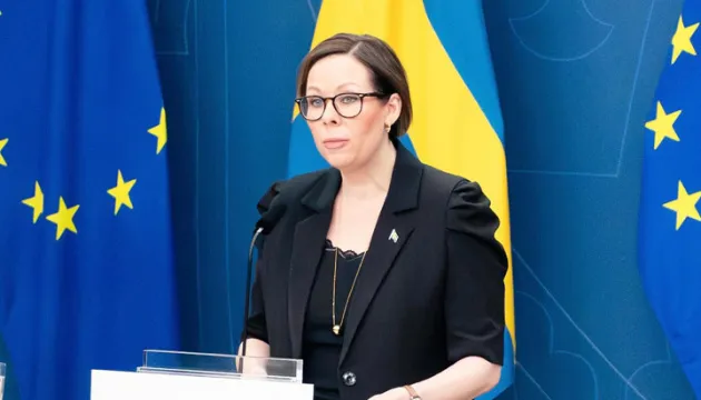 Глава МЗС Швеції наголосила, що підтримка України є ключовою у безпеці Європи