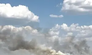Russia launched a massive drone attack on the Dnipropetrovsk region, damaging grain warehouses
