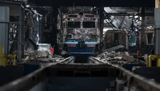 Війна зруйнувала близько 130 тисяч об’єктів залізниці