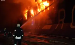 Російські дрони вночі атакували підрозділ ДСНС у Херсоні