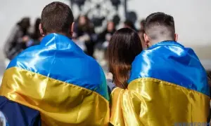 Фото: в Киеве встретили пленных Донбасса