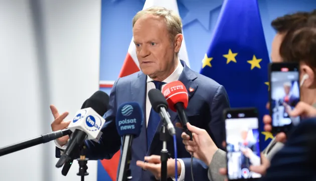 Жестом напруги вважає Туск відсутність Зеленського на конференції у Гданську