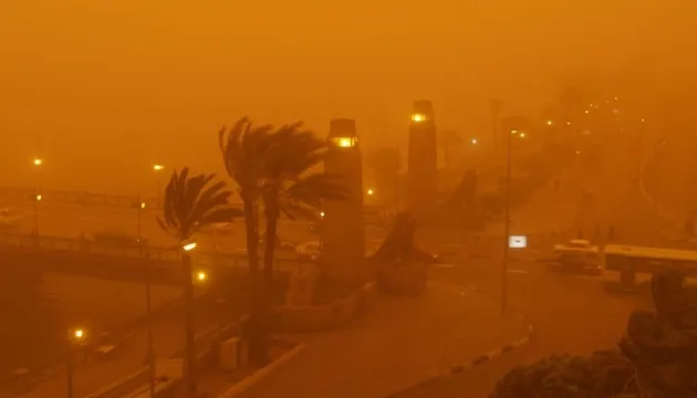 Піщана буря накрила Каїр