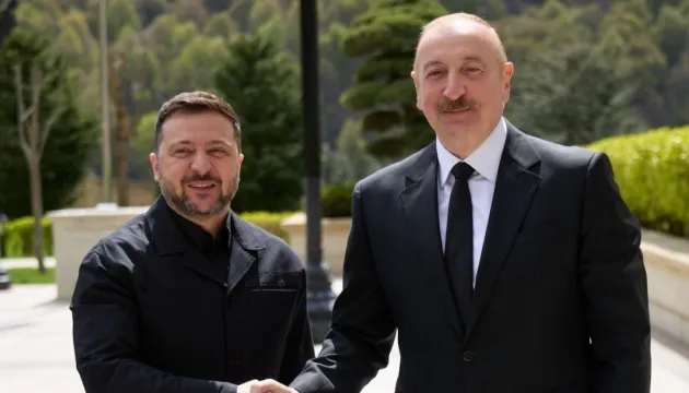 Зеленський провів зустріч з Алієвим в Азербайджані