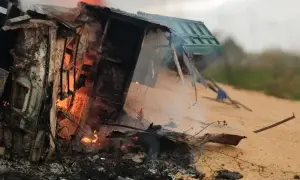 Сили оборони уразили два судна російського тіньового флоту біля Новоросійська