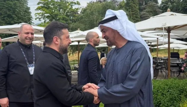 Volodymyr Zelenskyy held a substantive meeting with the President of the UAE