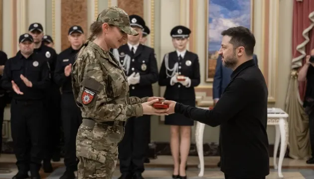 Зеленський відзначив поліцейських державними нагородами
