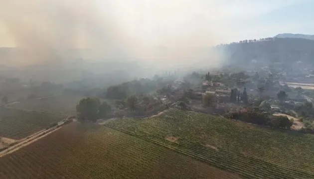 France has deployed the army to combat large-scale wildfires