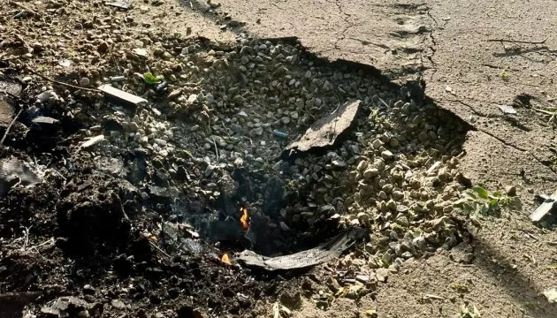 Russia struck a school stadium in Dnipro